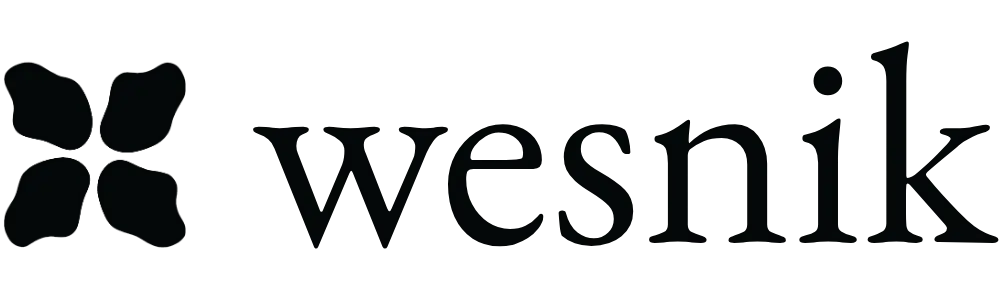 wesnik - Logo Dark Font